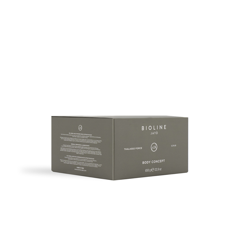 Bioline Jato Thalasso Force Scrub – двуфазен солен скраб за тяло с водорасли и масла